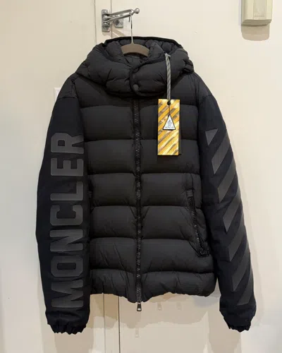 Pre-owned Moncler Genius Moncler X Off-white 'enclos' Padded Puffer Jacket [size 3] In Black