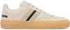Moncler Genius Moncler X Palm Angels Beige Low Top Sneakers In 051