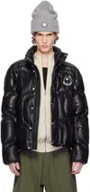 Moncler Genius Moncler X Palm Angels Black Haunani Down Jacket In 999-black