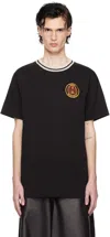 Moncler Genius Moncler X Palm Angels Black Racing T-shirt In 999-black