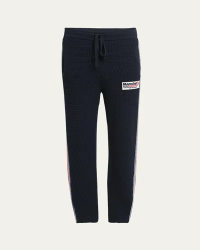 MONCLER GENIUS MONCLER X PALM ANGELS MEN'S STRIPED TRACK PANTS