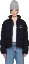 Moncler Genius Moncler X Palm Angels Navy Austru Down Jacket In 778-navy