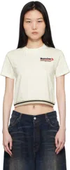 Moncler Genius Moncler X Palm Angels White Racing T-shirt In 031
