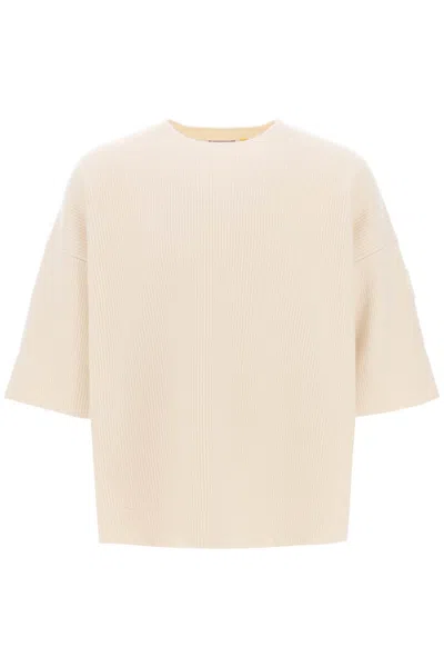 Moncler Genius Moncler X Roc Nation Designed By Jay-z - Virgin Wool Crew-neck Sweater In White