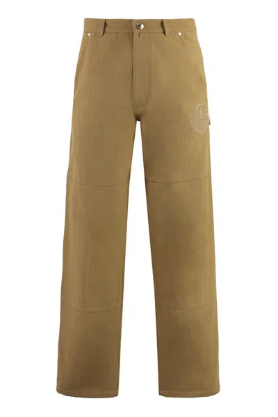 Moncler Genius Men's Moncler X Roc Nation Designed By Jay-z - Cotton Cargo-trousers In Beige