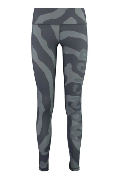 Moncler Genius Straight Leg Trousers Camouflage Print In Grey