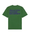 Moncler Genius X Salehe Bembury Logo T-shirt In Green