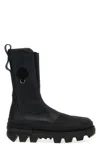Moncler Genius Chunky Heeled Leather Boots With Lug Sole