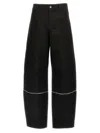 Moncler Genius Moncler X Willow Smith Zip Detailed Baggy Pants In Black