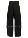 Moncler Genius Moncler X Willow Smith Zip Detailed Baggy Pants In Black