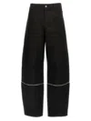 Moncler Genius Moncler X Willow Smith Zip Detailed Baggy Pants In Black