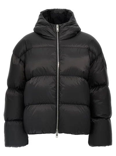 Moncler Genius Womens Black Rick Owens X Moncler Cyclopic High-neck Shell-down Jacket