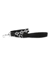 Moncler Genius Monogram-pattern Two-tone Dog Leash In Black