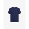 Moncler Genius X Gilga Farm By Donald Glover Graphic-print Cotton T-shirt Navy In Blue