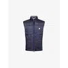 Moncler Genius X Gilga Farm By Donald Glover Tangerine Down Vest In Blue