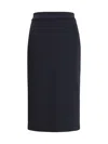 Moncler Genius Neoprene Skirt By Moncler X Ee72 By Edward Enninful In Black