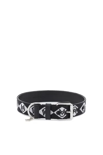Moncler Genius Nylon Collar With Monogram In Black