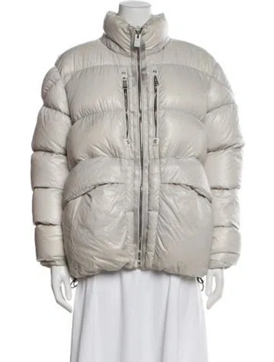 Pre-owned Moncler Genius Nylon Jacket In Gray