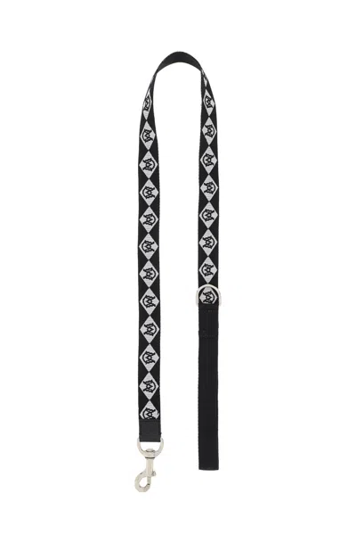 Moncler Genius Nylon Leash With Monogram In Black
