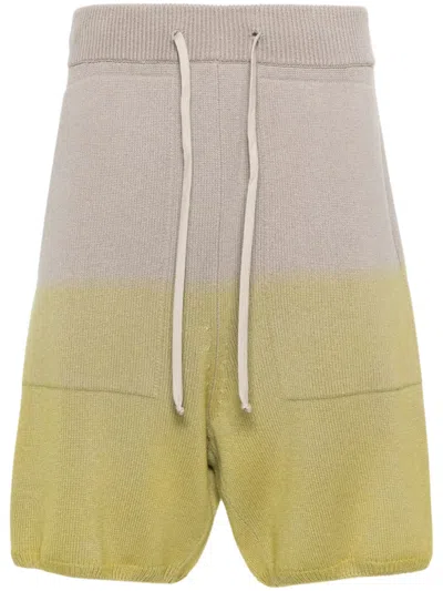 Moncler Genius Moncler X Rick Owens Bermuda Shorts In Beige