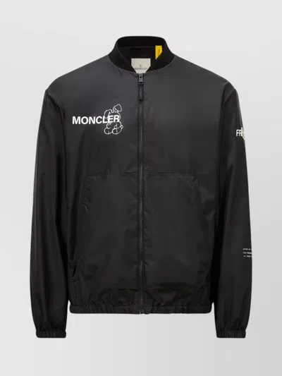MONCLER GENIUS OSTRIA 7 FRGMT HIROSHI FUJIWARA JACKET WITH GRAPHIC PRINT