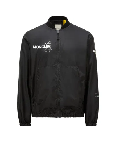 Moncler Genius Ostria 7 Moncler Frgmt Hiroshi Fujiwara Jacket With Maxi Print In Black