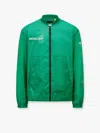 Moncler Genius Moncler X Fragment Hiroshi Fujiwara Ostria Bomber Jacket With Zip Closure In Green