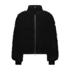 Moncler Genius X Ee72 By Edward Enninful Wool-blend Down Cardigan In Black