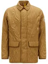 Moncler Genius Unique Graphic Quilted Jacket In Brown