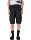 Moncler Genius Packable Bermuda Shorts In Blue