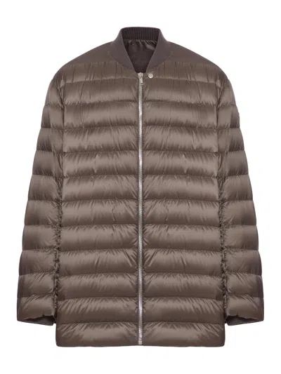 Moncler Genius Padded Flight Parka In Technical Fabric In Brown