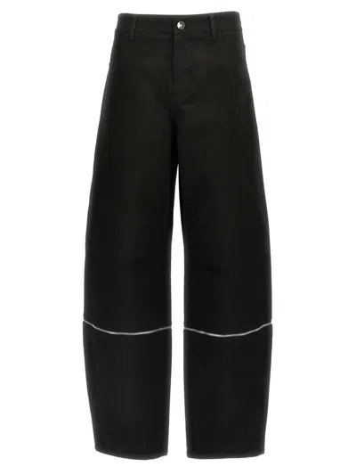 Moncler Genius Moncler X Willow Smith Zip Detailed Baggy Pants In Black