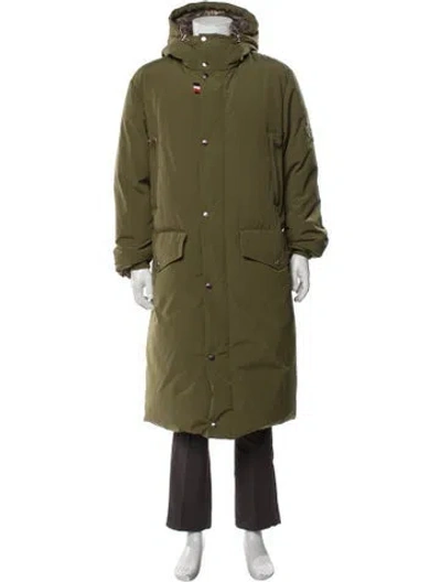 Pre-owned Moncler Genius Parka In Green