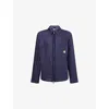 Moncler Genius Peach Moncler X Gilga Farm By Donald Glover Logo-patch Linen-blend Shirt