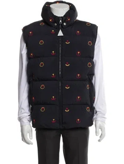 Pre-owned Moncler Genius Peacoat In Blue