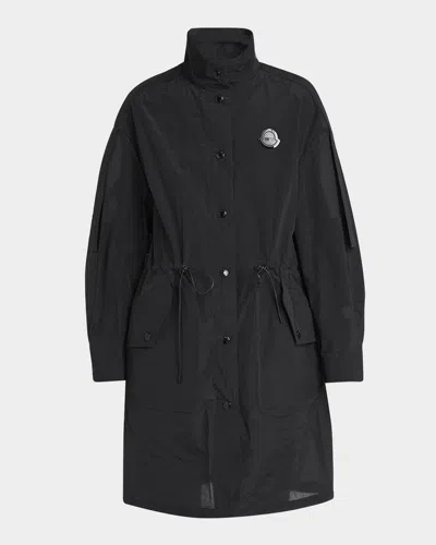 Moncler Genius Prapiroon Long Parka In Black