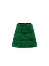 Moncler Genius High Waist A-line Skirt Textured Fabric