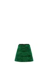 Moncler Genius High Waist A-line Skirt Textured Fabric