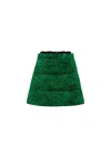 Moncler Genius High Waist A-line Skirt Textured Fabric