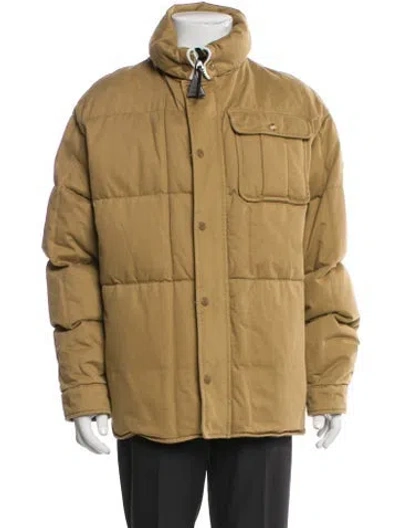Pre-owned Moncler Genius Puffer Coat In Green