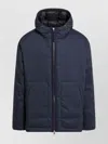 Moncler Genius Puffer Jacket With Hood And Pockets In Blue