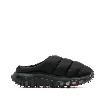 Moncler Genius Puffer Trail Mules In Black
