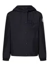 Moncler Genius Pulane *icon Hooded Jacket For Girls In Blue