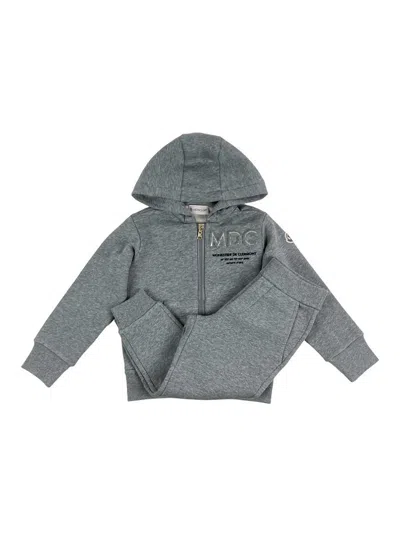 Moncler Genius Babies' Suéter Cuello Redondo - Gris In Gray