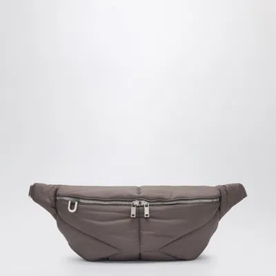 Moncler Genius Quilted Belt Bag In Mud Color