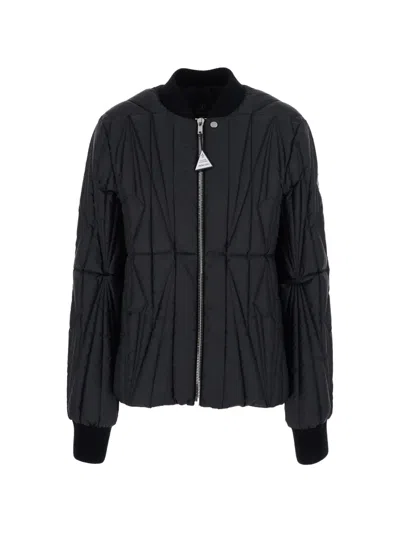 Moncler Genius Quilted Bomber Jacket In Black