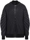 Moncler Genius Moncler Rick Owens Mu02d1a01 Radiance Peter Jacket In Black