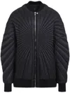 Moncler Genius Moncler Rick Owens Mu02d1a01 Radiance Peter Jacket In Black