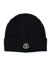 Moncler Genius Ribbed-knit Cashmere Beanie In Black
