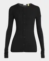 Moncler Genius X Ee72 By Edward Enninful Wool Cardigan In Black